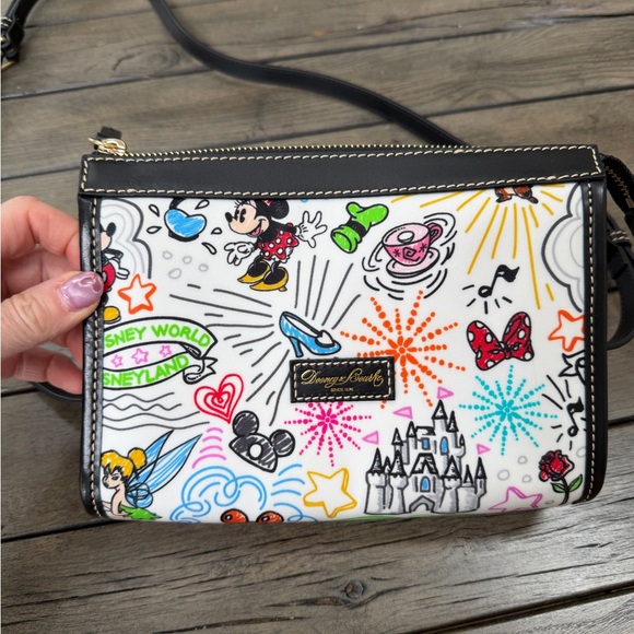 Dooney & Bourke Handbags - Dooney & Bourke Disney Crossbody Bag - Black and Multicolor NWOT